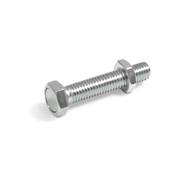 J.W. Winco GN 251.6 Setting Bolts, Steel, w/ Retaining Magnet, Zinc Pltd, M8, 1/2" Mag Dia., 5/8"L 251.6-M8-16-ND - main